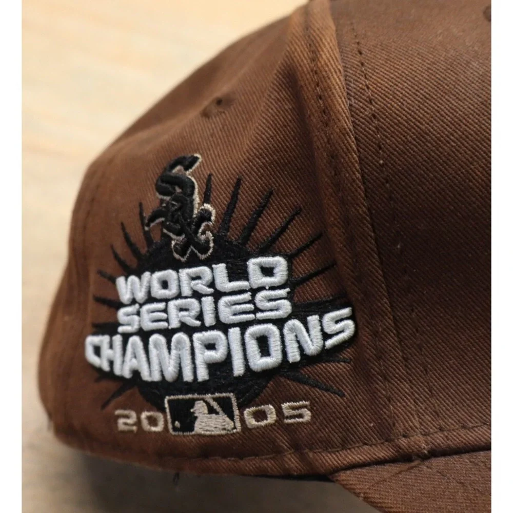 Chicago White Sox World Series 2005 Hat Cooperstown Pro Standard Size 7 Brown
